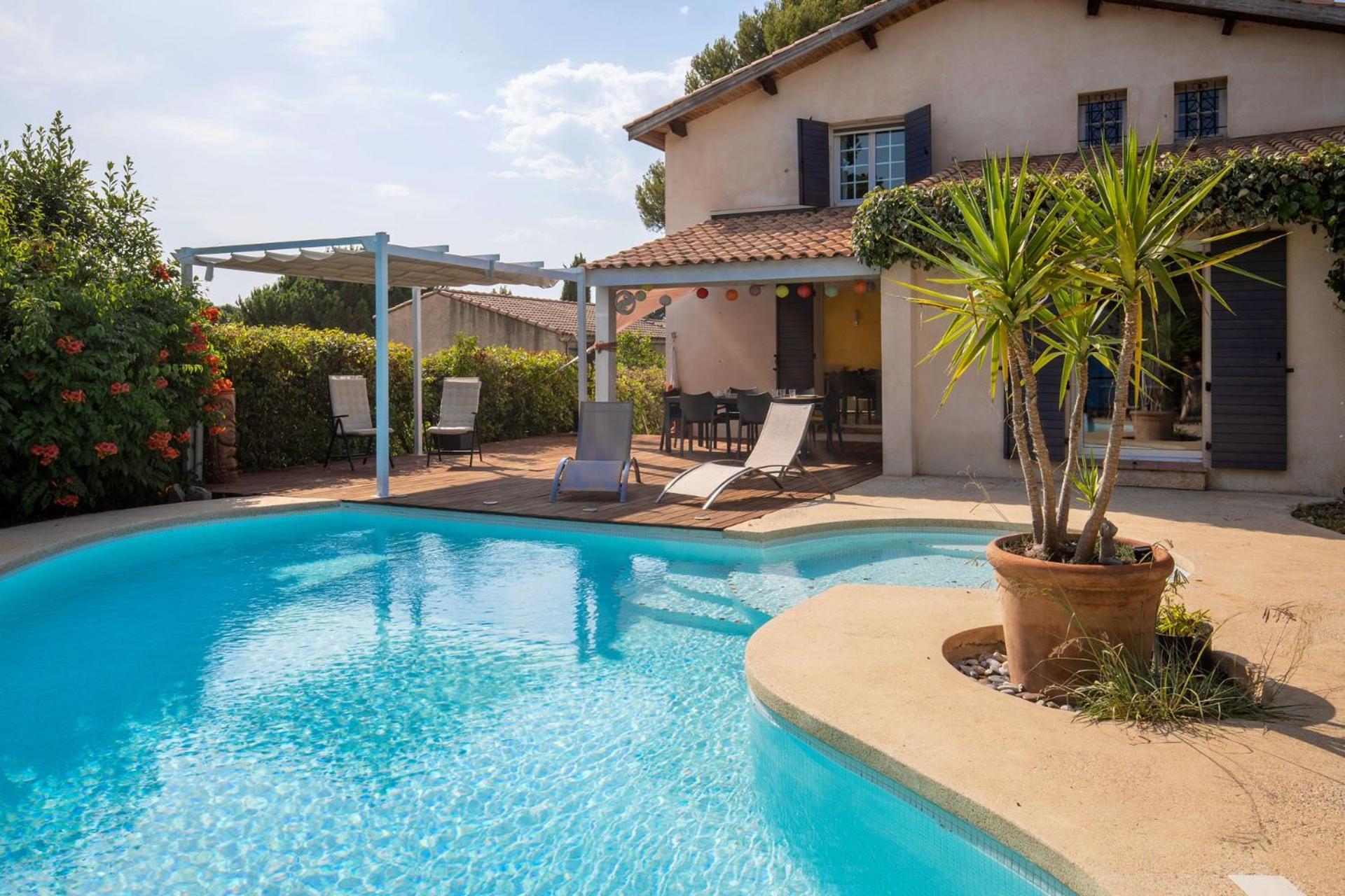 Villa Lumineuse Avec Piscine Chambres Ou Villa Saint-Georges-d'Orques Luaran gambar